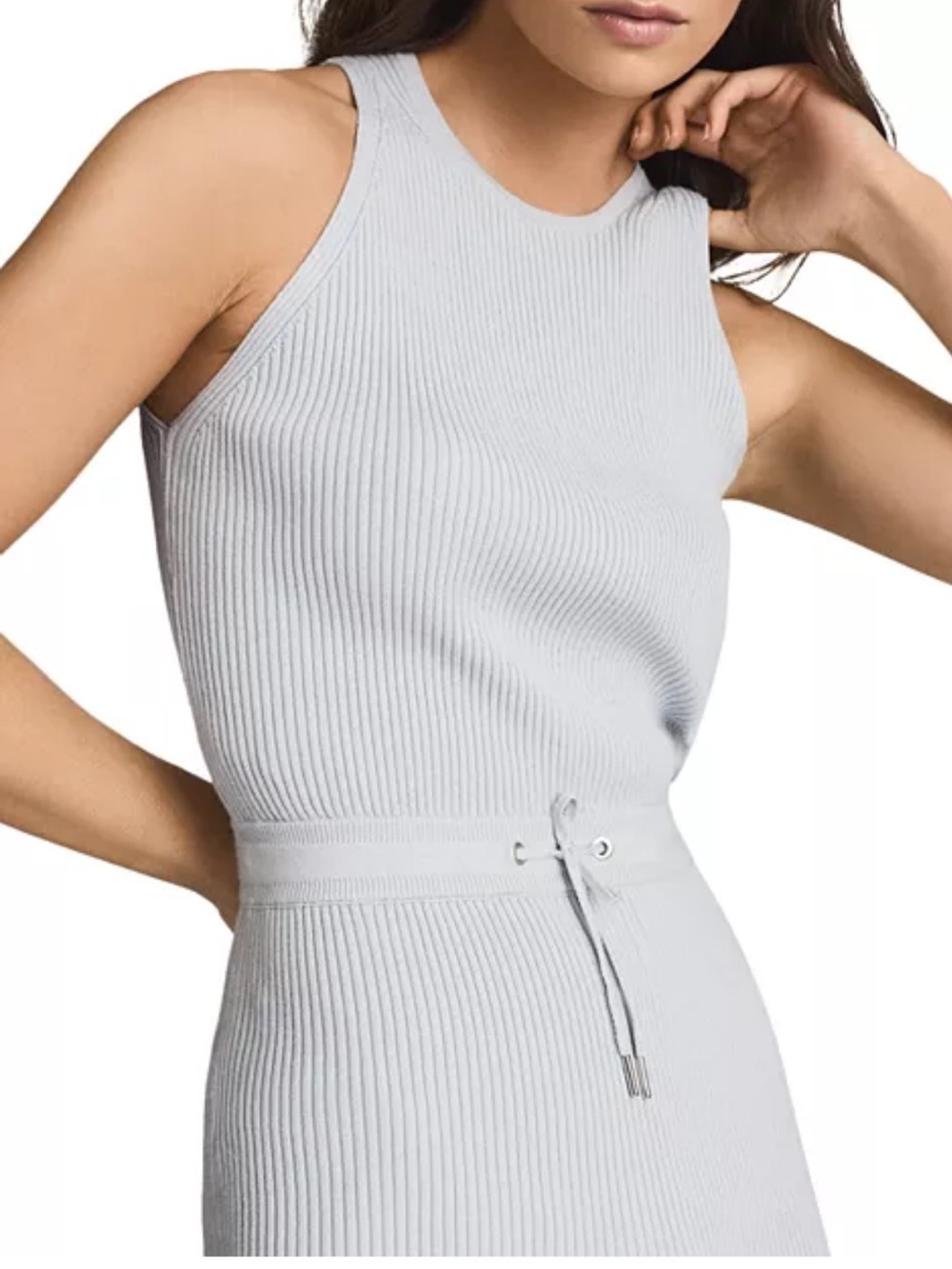 REISS Josephine Ribbed Knit Column Dress size xs